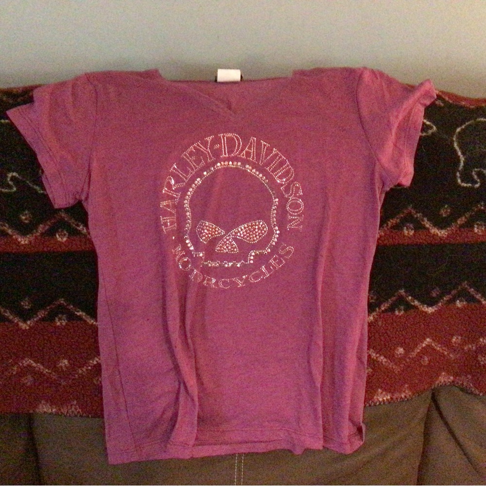 Preowned Ladies Harley Davidson T shirt size Lg